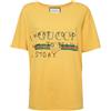 Gucci Pre-Owned - T-shirt con logo - Donna - cotone - M - Giallo