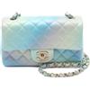 CHANEL Pre-Owned - Borsa a mano Matelasse Chain mini 2021 - Donna - pelle di vitello - Taglia unica - Blu