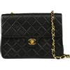 CHANEL Pre-Owned - Borsa a spalla Classic Flap 20 1990 - Donna - pelle di agnello - Taglia unica - Nero