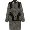 Jean Paul Gaultier Pre-Owned - Tailleur con gonna in tweed anni '90 - Donna - cotone/cashmere/acetato/rayon - 40 - Nero