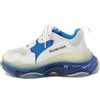Balenciaga Pre-Owned - Sneakers Triple S - Uomo - tessuto/rete (mesh)/pelle di vitello/rete (mesh)/gomma - 41 - Bianco