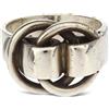 Hermès Pre-Owned - Anello Deux Anneaux 1990-2000 - Donna - placcatura in argento - Taglia unica