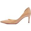 Christian Louboutin Pre-Owned - Pumps in pelle verniciata - Donna - pelle di vitello/pelle di vitello/pelle verniciata - 35 - Toni neutri