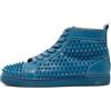 Christian Louboutin Pre-Owned - Sneakers alte in pelle - Uomo - pelle di vitello/pelle di vitello/gomma - 41 - Blu