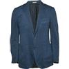 Boggi Milano - Blazer con motivo spigato - Uomo - lana/tessuto - M - Blu