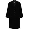 Burberry Pre-Owned - Tailleur con gonna 1990-2000 - Donna - lana/nylon - Taglia unica - Nero