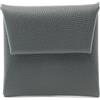 Hermès Pre-Owned - Portamonete Bastia 2024 - Donna - pelle di vitello - Taglia unica - Grigio