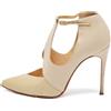 Christian Louboutin Pre-Owned - Pumps Dictata 100mm - Donna - pelle/pelle/pelle/pelle lucida - 35.5 - Toni neutri