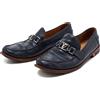 Louis Vuitton Pre-Owned - Mocassini Major - Uomo - pelle/pelle/pelle - 43.5 - Blu