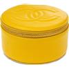 CHANEL Pre-Owned - Portagioie CC 1995 - Donna - pelle caviar - Taglia unica - Giallo