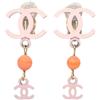 CHANEL Pre-Owned - Orecchini a clip CC Pre-owned 2003 - Donna - placcatura in oro/acrilico - Taglia unica