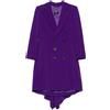Jean Paul Gaultier Pre-Owned - Cappotto in lana anni 2000 - Donna - seta/lana - 40 - Viola