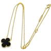Van Cleef & Arpels - Collana Alhambra in oro giallo 18 carati con onice anni 2010 - Donna - oro giallo 18kt - Taglia unica