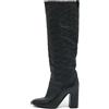 Louis Vuitton Pre-Owned - Stivali Donna in pelle 120mm - Donna - pelle di vitello/pelle di vitello/pelle di vitello - 37 - Nero