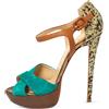 Christian Louboutin Pre-Owned - Sandali in pelle 140mm - Donna - pelle scamosciata di vitello/pelle di vitello/pelle di vitello/gomma/pelle di vite...