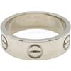 Cartier - Anello Love in oro bianco 18 carati anni 2010 - unisex - oro bianco 18kt - 50 - Argento