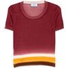 Prada Pre-Owned - Top dégradé - Donna - elastam/lana - 38 - Rosso