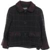CHANEL Pre-Owned - Giacca a quadri 1986-1988 - Donna - lana - 40 - Nero