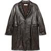 A.N.G.E.L.O. Vintage Cult - Cappotto di pelle anni 2000 - Donna - pelle/cupro - 48 - Marrone