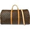 Louis Vuitton Pre-Owned - Borsa da viaggio Keepall Bandouliere 60 2008 - unisex - pelle/tela - Taglia unica - Marrone