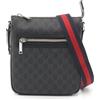 Gucci Pre-Owned - Borsa messenger GG piccola 20's - Uomo - pelle di vitello/tela - Taglia unica - Nero