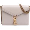 Saint Laurent Pre-Owned - Borsa a spalla Cassandra in pelle di vitello con monogramma 2018 - Donna - pelle di vitello - Taglia unica - Bianco
