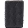 Bottega Veneta Pre-Owned - Portafoglio con design Intrecciato anni 2020 - Donna - pelle di vitello - Taglia unica - Nero