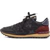 Valentino Garavani Pre-Owned - Sneakers Rockrunner - Donna - tessuto/gomma/pelle/tessuto - 40 - Nero