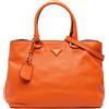 Prada Pre-Owned - Borsa tote Vitello Daino Open convertibile 2013-2025 - Donna - pelle di vitello - Taglia unica - Arancione