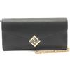 Fendi Pre-Owned - Portafoglio FF Diamond 2020 - Donna - pelle di vitello - Taglia unica - Nero