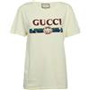 Gucci Pre-Owned - T-shirt con logo di paillettes - Donna - cotone - XS - Toni neutri