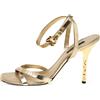 Louis Vuitton Pre-Owned - Sandali in pelle con tacco 105mm - Donna - pelle/pelle lucida/pelle - 37 - Oro