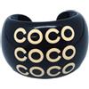 CHANEL Pre-Owned - Anello 2001 - Donna - acrilico - Taglia unica - Nero