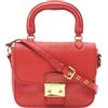 Miu Miu Pre-Owned - Borsa a spalla Madras anni 2000 - Donna - pelle di vitello - Taglia unica - Rosso