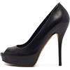 Gucci Pre-Owned - Pumps con tacco - Donna - pelle/pelle/pelle - 37 - Nero