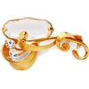 Christian Dior Pre-Owned - Spilla con strass 1980-1990 - Donna - pietre sintetiche/placcatura in oro - Taglia unica