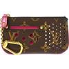 Louis Vuitton Pre-Owned - Portamonete Pochette Clés 2006 - Donna - pelle/PVC - Taglia unica - Marrone
