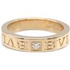 Bvlgari Pre-Owned - Anello B.Zero1 in oro rosa 18 carati con diamanti anni 2010 - unisex - oro rosa 18kt/diamanti - 50