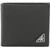 Prada Pre-Owned - Portafoglio bi-fold anni 2020 - Uomo - pelle di vitello - Taglia unica - Nero