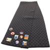 Louis Vuitton Pre-Owned - Sciarpa Petit Damier 2018 - Uomo - lana - Taglia unica - Nero