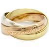 Cartier - Anello Trinity in oro 18 carati anni 2010 - Donna - oro bianco 18kt/oro rosa 18kt/oro giallo 18kt - 49
