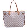 Louis Vuitton Pre-Owned - Borsa tote Neverfull MM in tela Damier Azur 2009 - unisex - tela/pelle - Taglia unica - Bianco