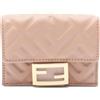 Fendi Pre-Owned - Portafoglio in pelle con logo goffrato anni 2020 - Donna - pelle di vitello - Taglia unica - Rosa