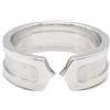 Cartier - Anello C Décor in oro bianco 18kt - unisex - oro bianco 18kt - Taglia unica - Argento