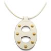 Hermès Pre-Owned - Collana Chaine D'Ancre GM 2022 - Donna - pelle di vitello - Taglia unica - Bianco