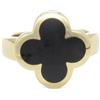 Van Cleef & Arpels Pre-Owned - Anello Pure Alhambra in oro giallo 18 carati con onice anni 2010 - Donna - onice/oro giallo 18kt - 52