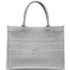 Christian Dior Pre-Owned - Borsa tote Cannage media con ricamo Book 2020 - Donna - tela - Taglia unica - Grigio