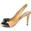 Miu Miu Pre-Owned - Pumps con cinturino posteriore 100mm - Donna - pelle lucida/pelle/pelle - 37 - Toni neutri