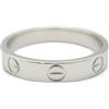 Cartier - Anello Mini Love in platino anni 2010 - unisex - platino - 53 - Argento