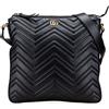 Gucci Pre-Owned - Borsa a tracolla GG Marmont Matelasse in pelle 2016-2025 - unisex - pelle di vitello - Taglia unica - Nero